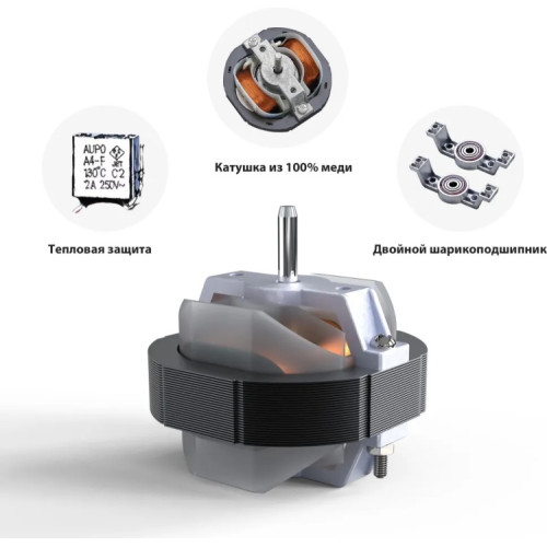 Вентилятор Lavfill Подшипниковый D100 мм 12В LFWW-09Q