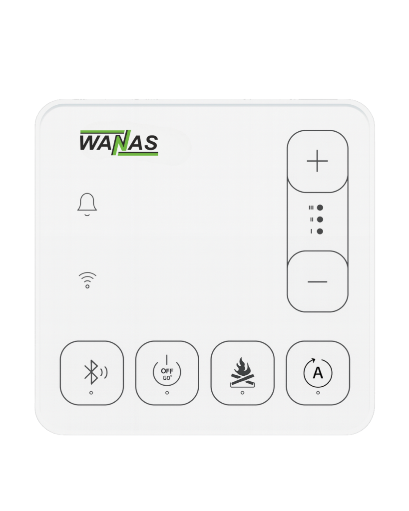 Рекуператор WANAS BLACK 300 V Сенсорный настенный пульт Display V3